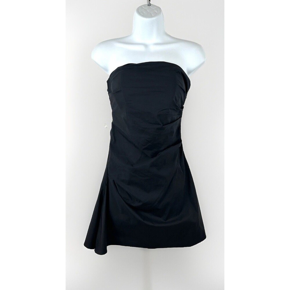 Princess Polly BRADWELL STRAPLESS MINI DRESS BLACK Size 0